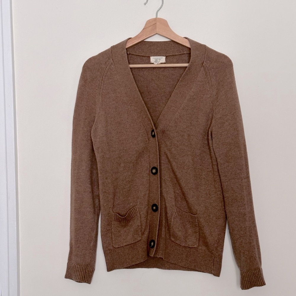 Land’s End Cotton/Wool Cardigan, Small